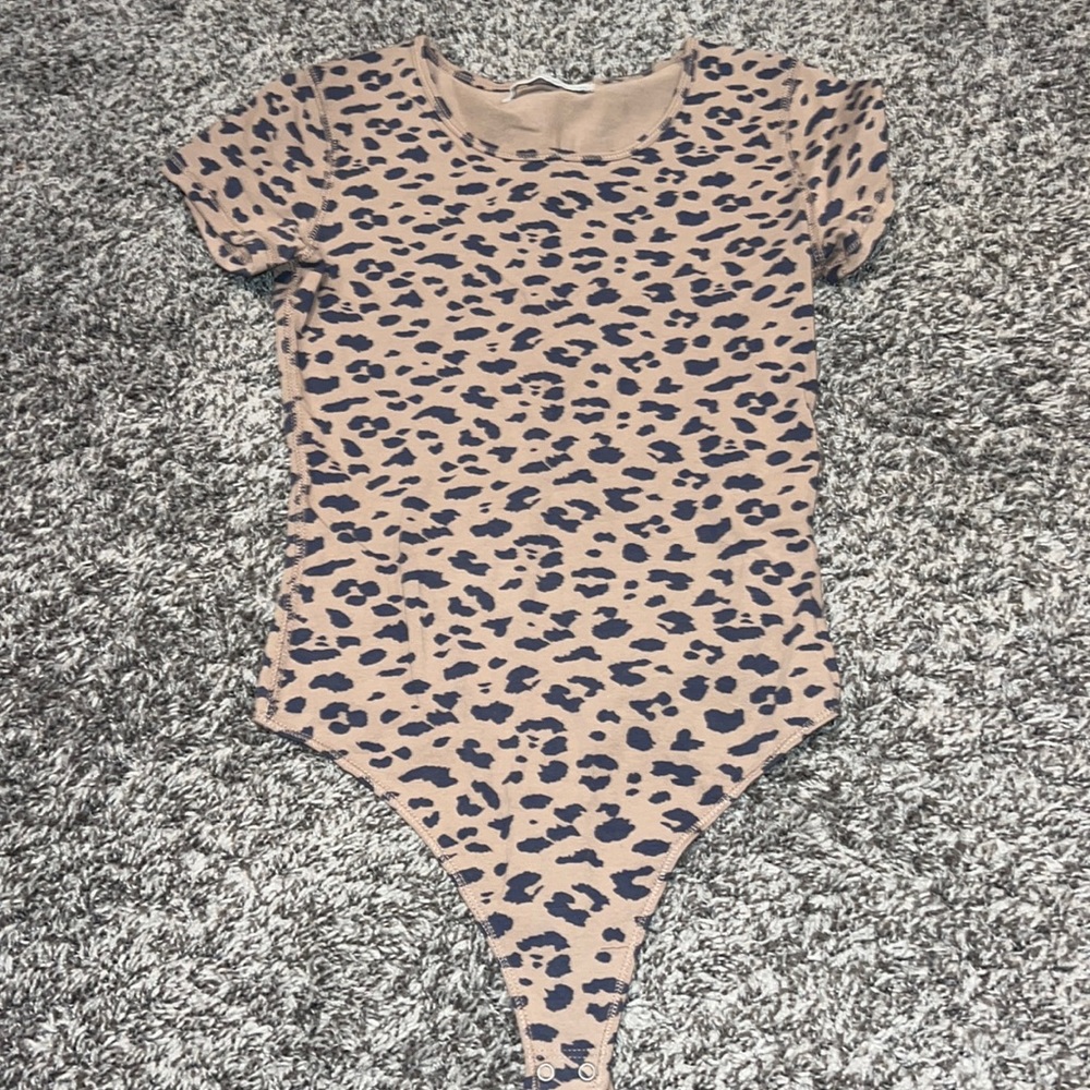 Leopard print bodysuit